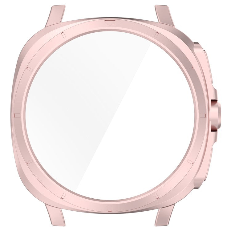 For Samsung Galaxy Watch7 44mm Anti-Collision TPU Watch Case Protective Frame - Pink