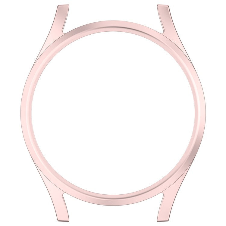 For Samsung Galaxy Watch7 40mm Anti-Drop PC Watch Case Hollow Protective Frame - Pink