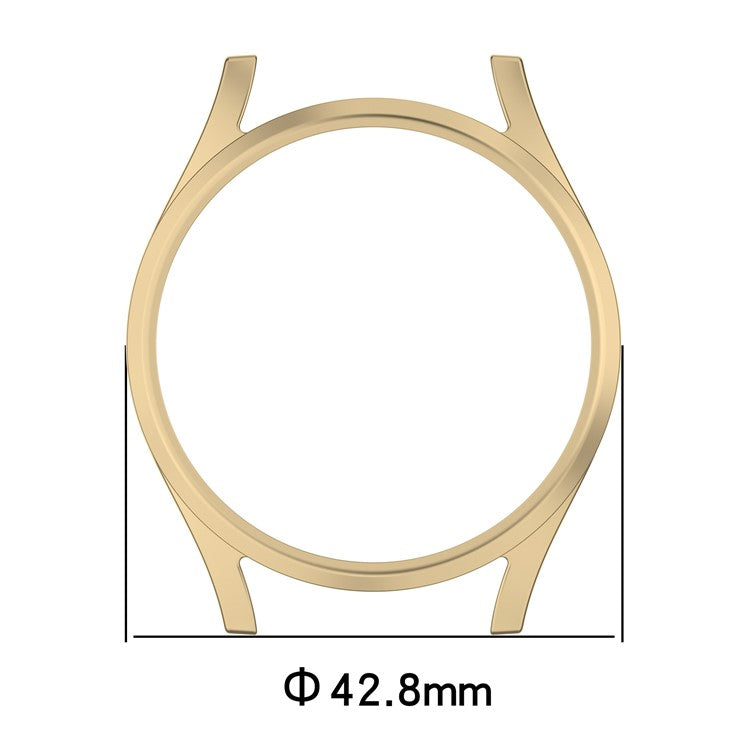 For Samsung Galaxy Watch7 40mm Anti-Drop PC Watch Case Hollow Protective Frame - Pink