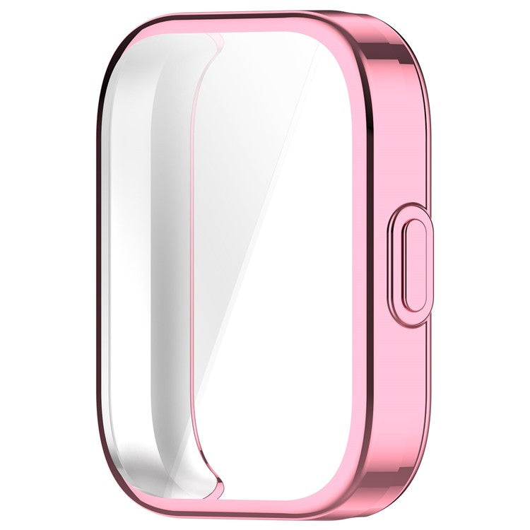 For Amazfit Bip 5 Unity TPU Case Anti-Scratch Smartwatch Protector Watch Case Cover - Pink