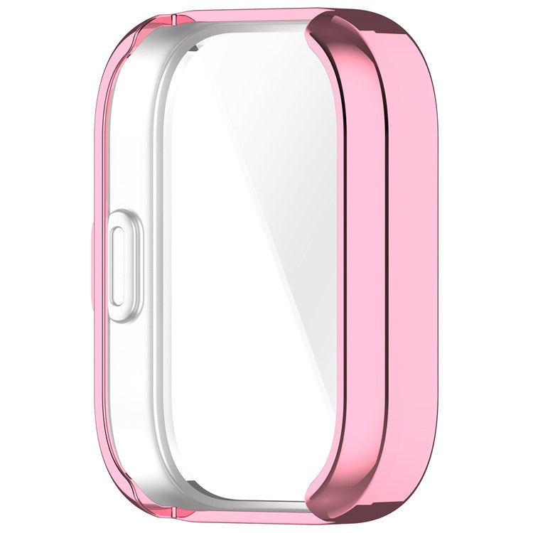 For Amazfit Bip 5 Unity TPU Case Anti-Scratch Smartwatch Protector Watch Case Cover - Pink