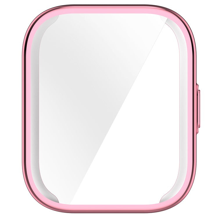 For Amazfit Bip 5 Unity TPU Case Anti-Scratch Smartwatch Protector Watch Case Cover - Pink