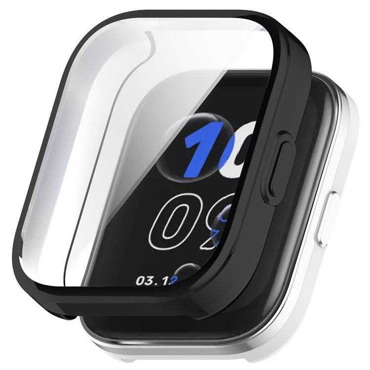 For Amazfit Bip 5 Unity TPU Case Anti-Scratch Smartwatch Protector Watch Case Cover - Black