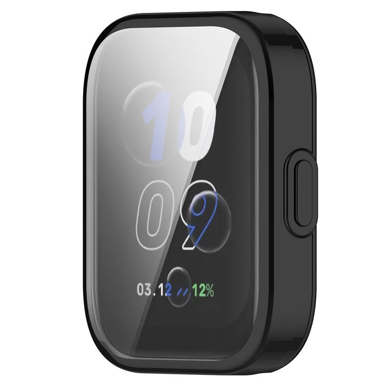 For Amazfit Bip 5 Unity TPU Case Anti-Scratch Smartwatch Protector Watch Case Cover - Black