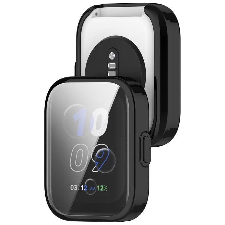 For Amazfit Bip 5 Unity TPU Case Anti-Scratch Smartwatch Protector Watch Case Cover - Black