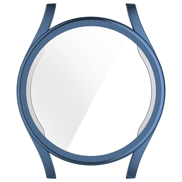 For Samsung Galaxy Watch7 40mm Watch Case Electroplating TPU Full Cover - Blue