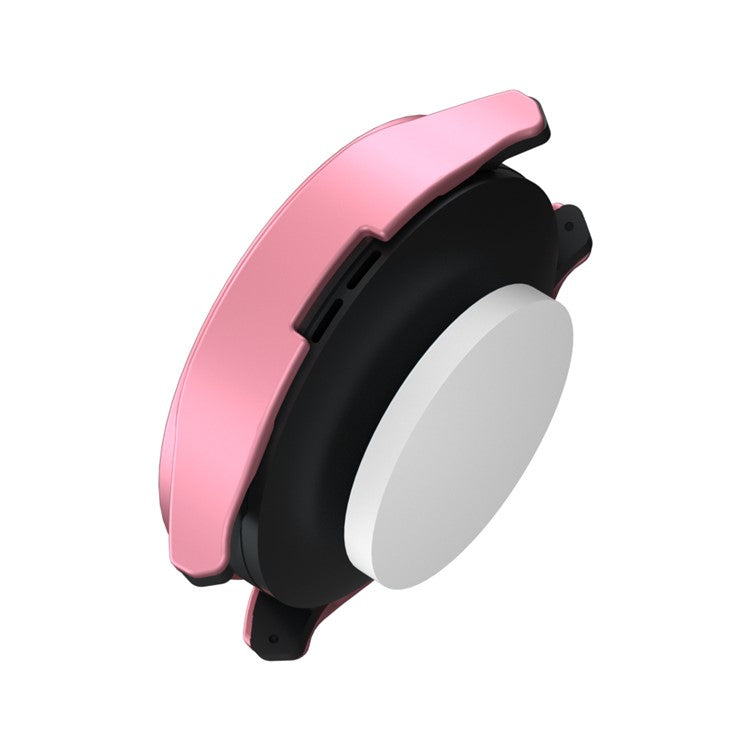 For Samsung Galaxy Watch7 44mm Case Hollow Hard PC Watch Case Cover - Rose Gold / Rose Gold