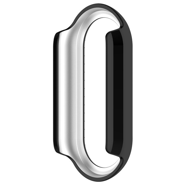 For Xiaomi Smart Band 9 / 9 NFC Rhinestone Decor Hollow-Out Cover PC Watch Frame Case - Black