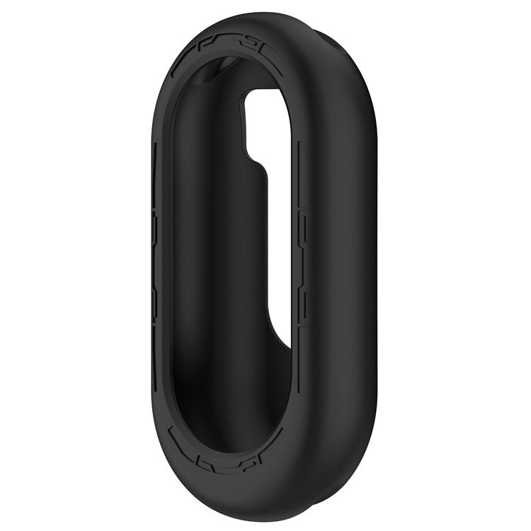 For Xiaomi Smart Band 9 / 9 NFC Silicone Cover Watch Frame Case Cover Edge Protector - Black