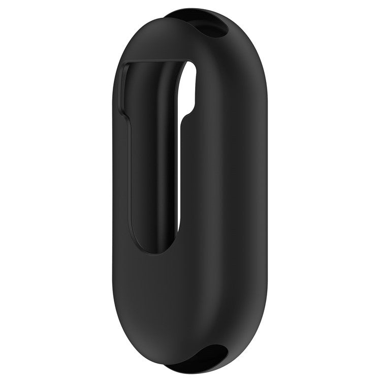 For Xiaomi Smart Band 9 / 9 NFC Silicone Cover Watch Frame Case Cover Edge Protector - Black