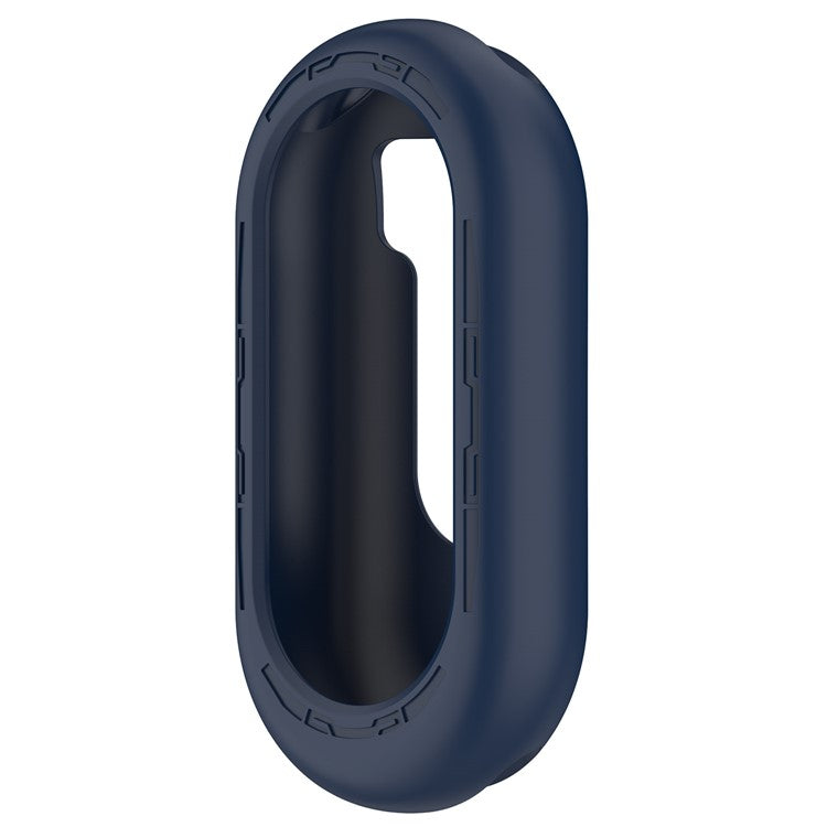 For Xiaomi Smart Band 9 / 9 NFC Silicone Cover Watch Frame Case Cover Edge Protector - Midnight Blue