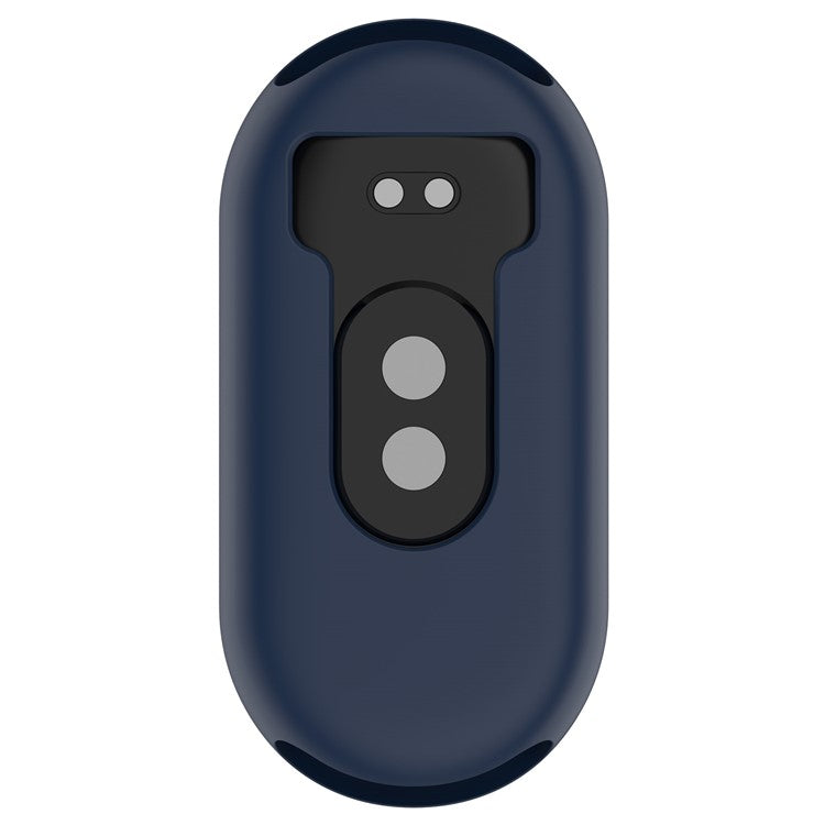 For Xiaomi Smart Band 9 / 9 NFC Silicone Cover Watch Frame Case Cover Edge Protector - Midnight Blue