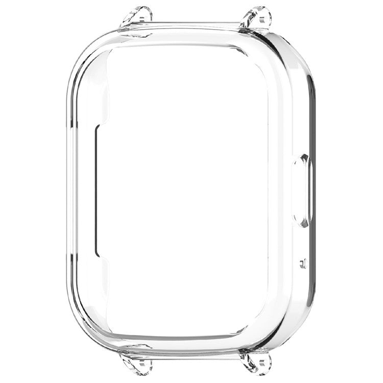 For Xiaomi Redmi Watch 3 Active Anti-Collision Smartwatch Case 20mm PC Protective Frame - Transparent