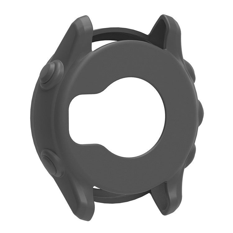 For Garmin Forerunner 255 Watch Case Drop-Resistant Silicone Watch Cover - Grey