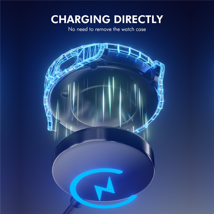 ENKAY HAT PRINCE For Samsung Galaxy Watch7 44mm PC Case Protective Watch Cover Built-In Screen Film - Tarnish