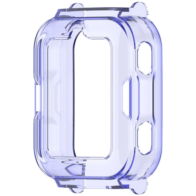For Huawei Children's Watch 4 Pro Watch Case Half-Cover TPU Protective Cover - Transparent Blue