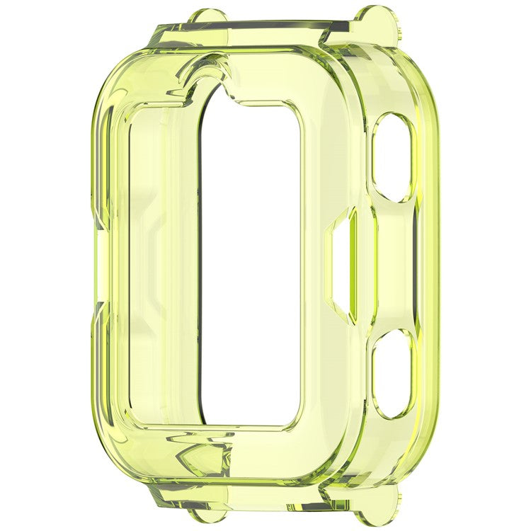 For Huawei Children's Watch 4 Pro Watch Case Half-Cover TPU Protective Cover - Transparent Green