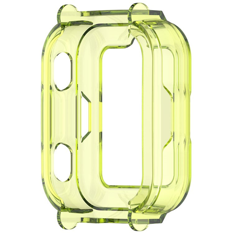 For Huawei Children's Watch 4 Pro Watch Case Half-Cover TPU Protective Cover - Transparent Green