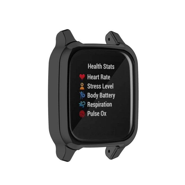 Electroplating TPU Smart Watch Protective Case for Garmin Venu Sq - Black