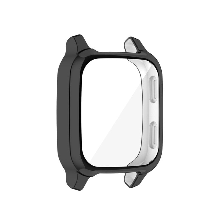 Electroplating TPU Smart Watch Protective Case for Garmin Venu Sq - Black