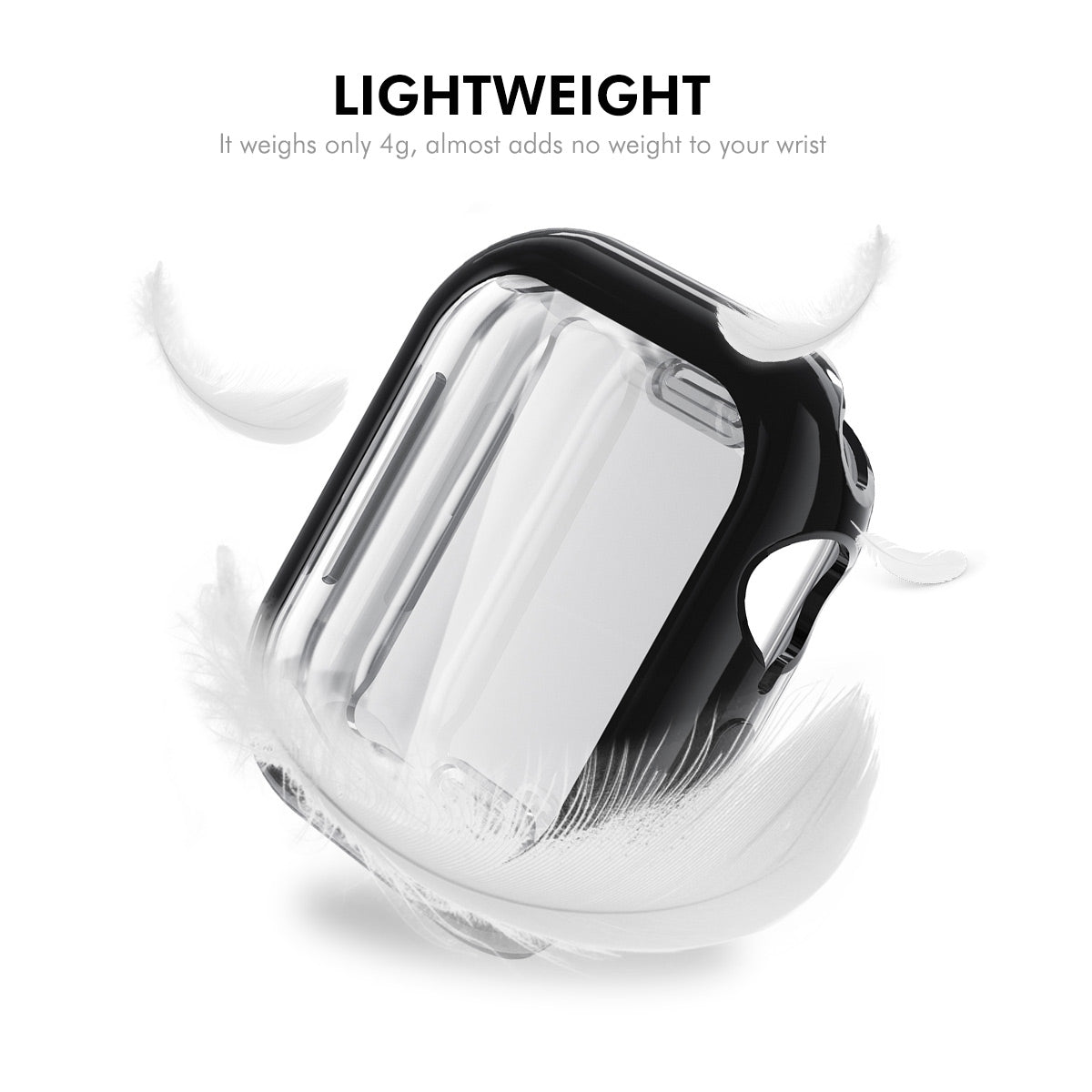 For Apple Watch Series 10 46mm ENKAY Hat-Prince TPU Watch Case Electroplating Watch Cover with Screen Protector - Pink