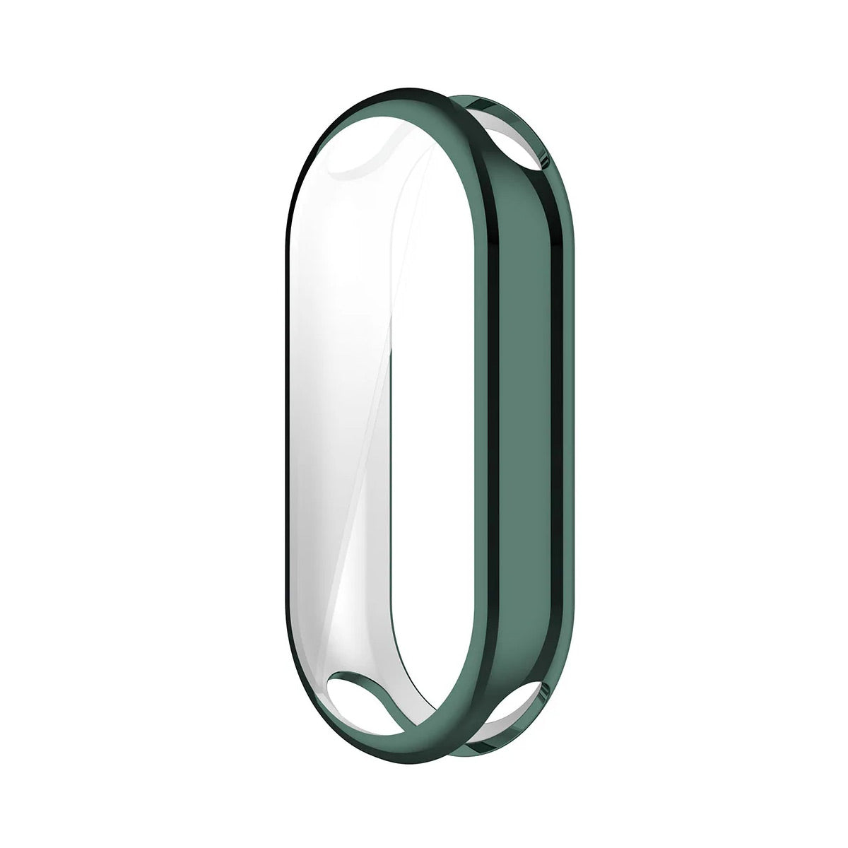 For Xiaomi Smart Band 9 / 9 NFC ENKAY Hat-Prince TPU Watch Case Electroplating Watch Cover with Screen Protector - Dark Green