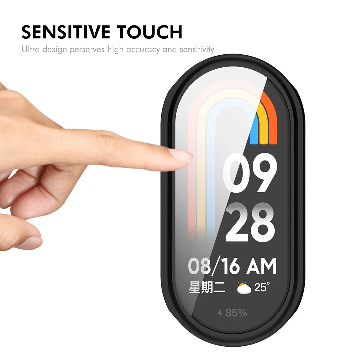 For Xiaomi Smart Band 9 / 9 NFC ENKAY Hat-Prince TPU Watch Case Electroplating Watch Cover with Screen Protector - Dark Green