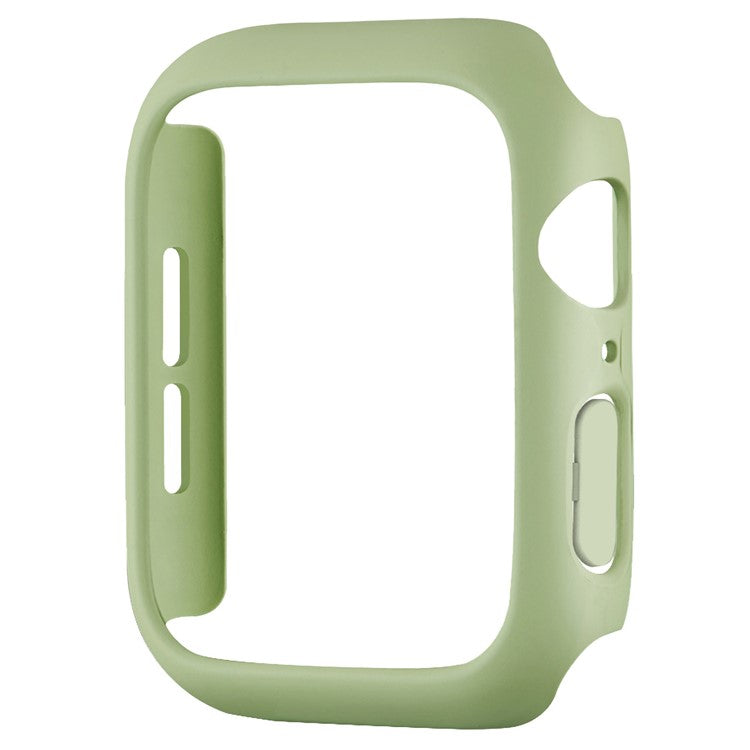 For Apple Watch Series 10 42mm Case Rubberized Hard PC Half Cover Watch Frame - Mint Green