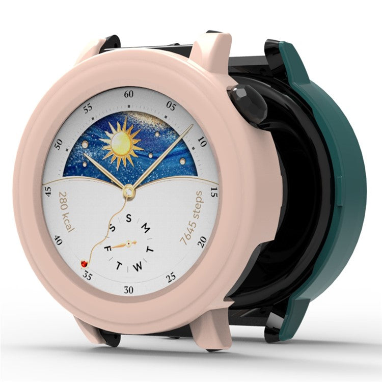 For Huawei Watch GT 5 Pro 42mm Watch Case Hard PC Cover with Tempered Glass Screen Film - Black