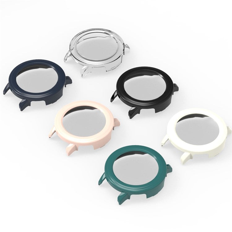 For Huawei Watch GT 5 Pro 42mm Watch Case Hard PC Cover with Tempered Glass Screen Film - Black