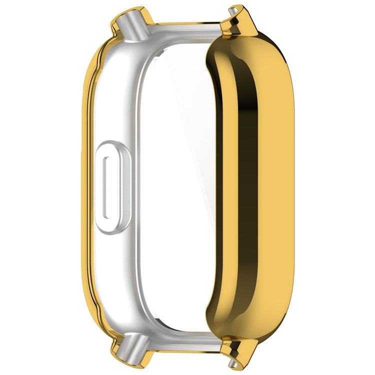 For Xiaomi Redmi Watch 5 Active Case Electroplating Soft TPU Protective Watch Frame Cover - Gold