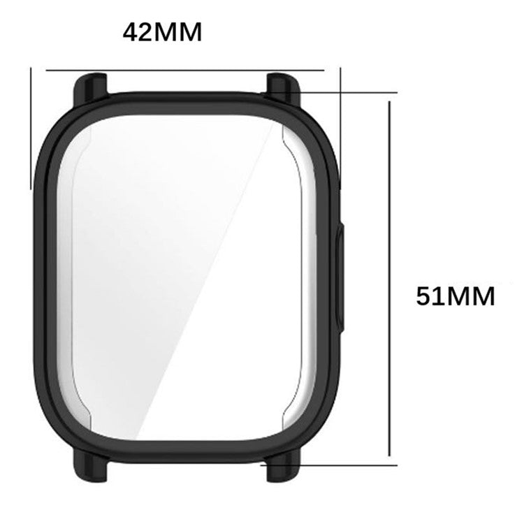 For Xiaomi Redmi Watch 5 Active Case Electroplating Soft TPU Protective Watch Frame Cover - Gold