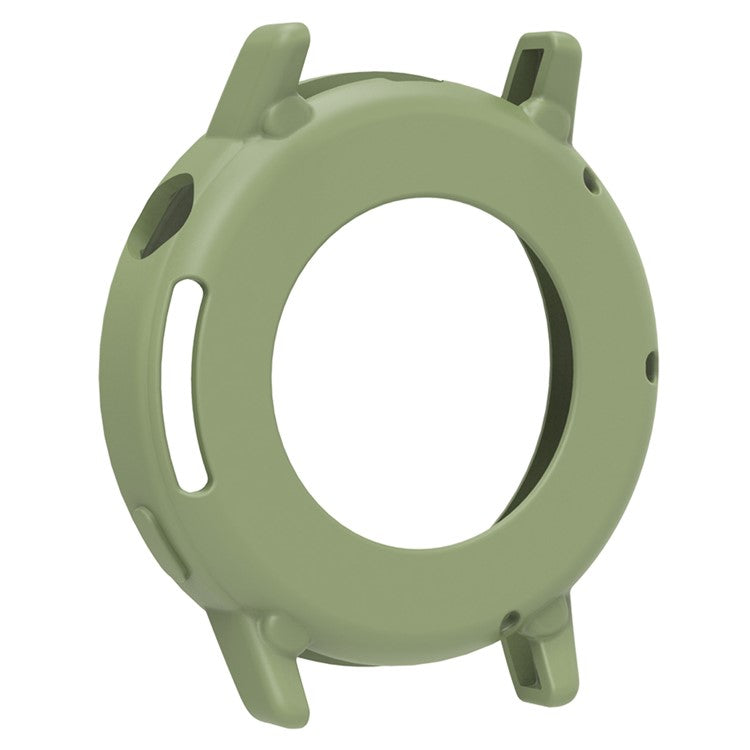 For Huawei Watch GT 3 42mm Watch Case Soft Silicone Hollow Watch Frame Cover - Green