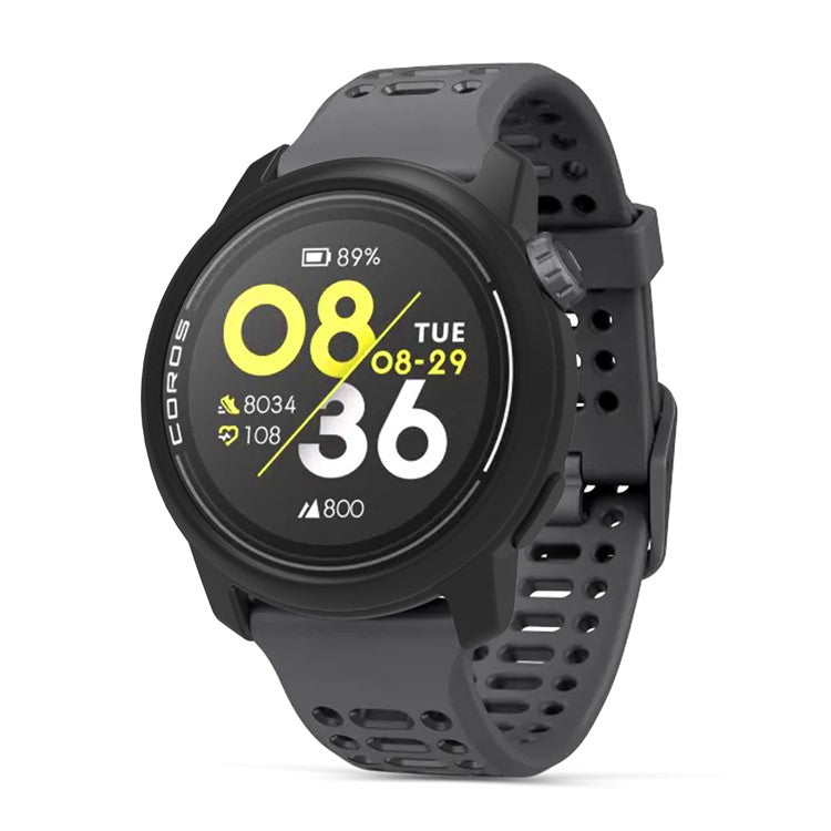 For Coros Pace 3 Watch Case Cover Shockproof Soft Silicone Protective Cover - Black