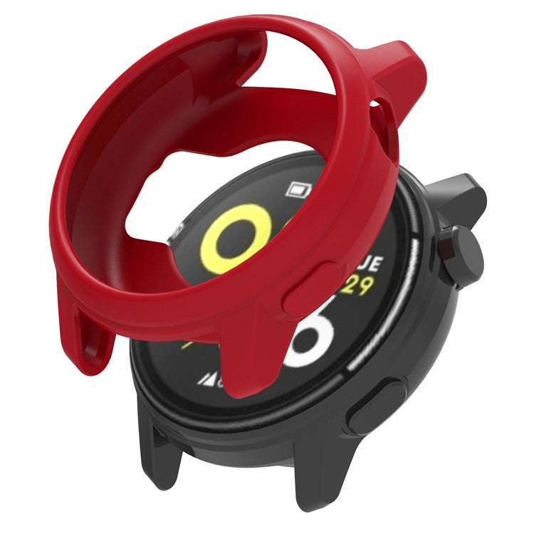 For Coros Pace 3 Watch Case Cover Shockproof Soft Silicone Protective Cover - Wine Red