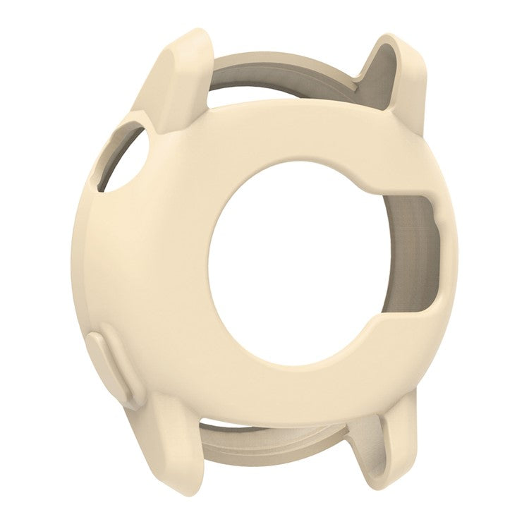 For Coros Pace 3 Watch Case Cover Shockproof Soft Silicone Protective Cover - Light Yellow