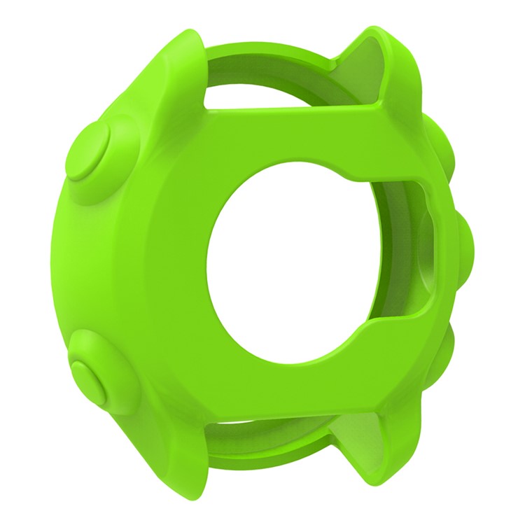For Garmin Forerunner 245 Music / Forerunner 245 Watch Case Soft Silicone Protective Cover - Green