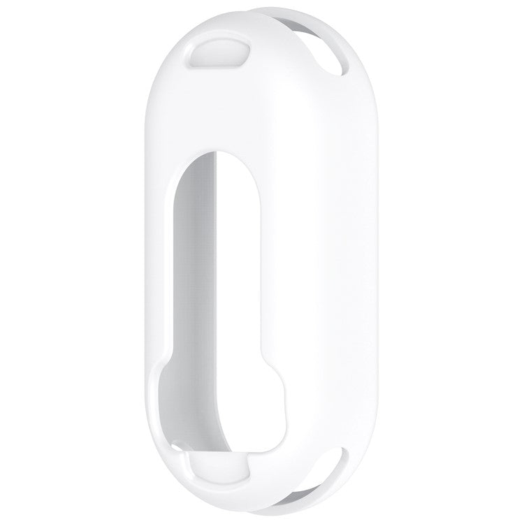 Silicone Watch Case for Xiaomi Smart Band 9 / 9 NFC / 9 Ceramic Edition / 8 / 8 NFC Watch Frame Cover - White
