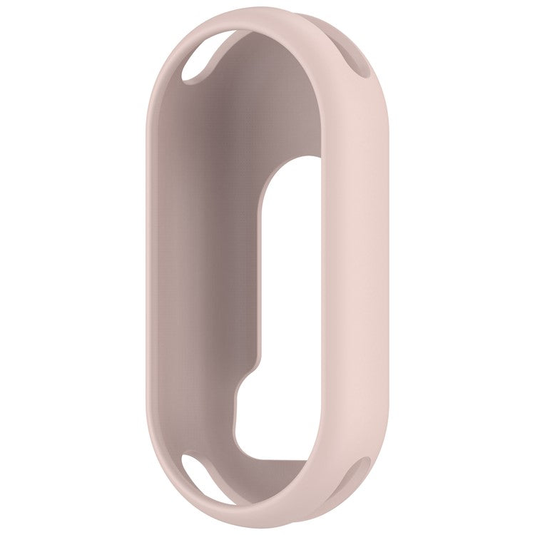 Silicone Watch Case for Xiaomi Smart Band 9 / 9 NFC / 9 Ceramic Edition / 8 / 8 NFC Watch Frame Cover - Light Pink