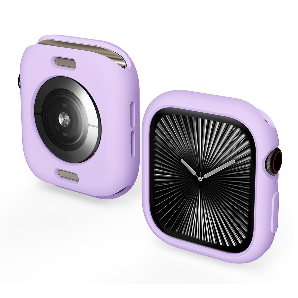 For Apple Watch Series 10 42mm ENKAY HAT PRINCE Candy Color TPU Watch Case Shockproof Cover - Purple