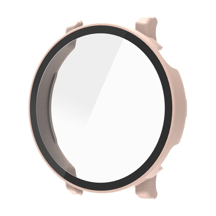 For Huawei Watch GT 5 41mm ENKAY Hat-Prince 2-in-1 Rubberized Hard PC Frame with 9H Tempered Glass Screen Protector - Pink