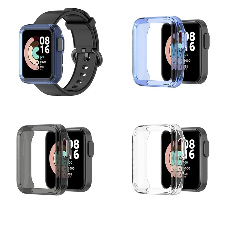 TPU Smart Watch Protective Half Coverage Cover for Xiaomi Mi Watch Lite/Redmi Watch - Blue