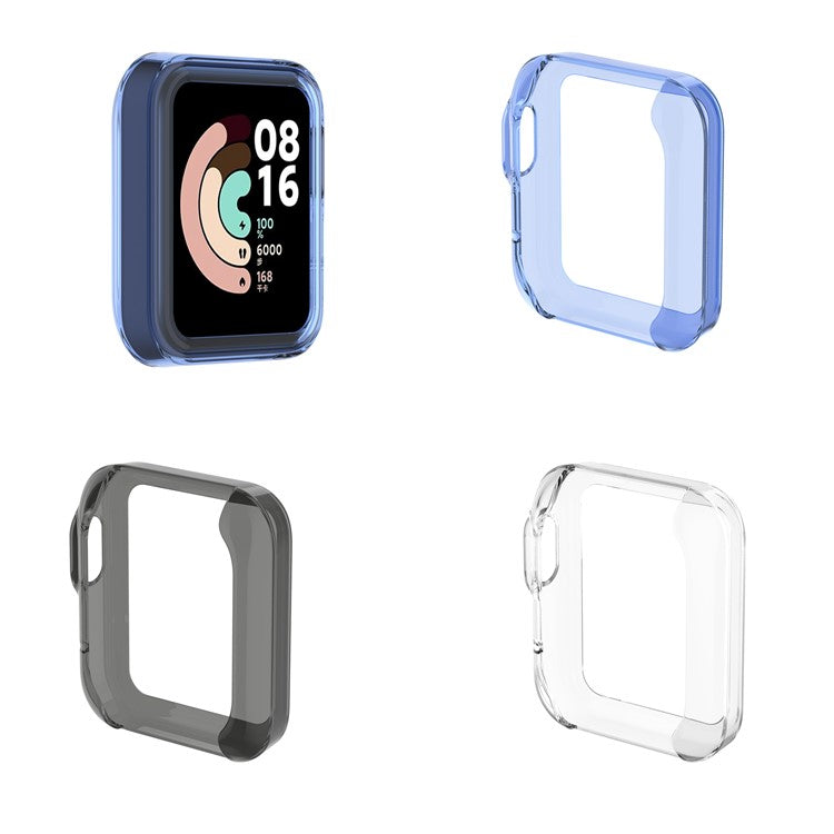 TPU Smart Watch Protective Half Coverage Cover for Xiaomi Mi Watch Lite/Redmi Watch - Blue