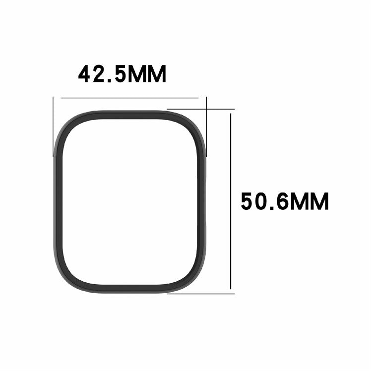 For Xiaomi Redmi Watch 5 Lite Protective Cover Hollow-Out PC Watch Frame Case - Midnight Blue