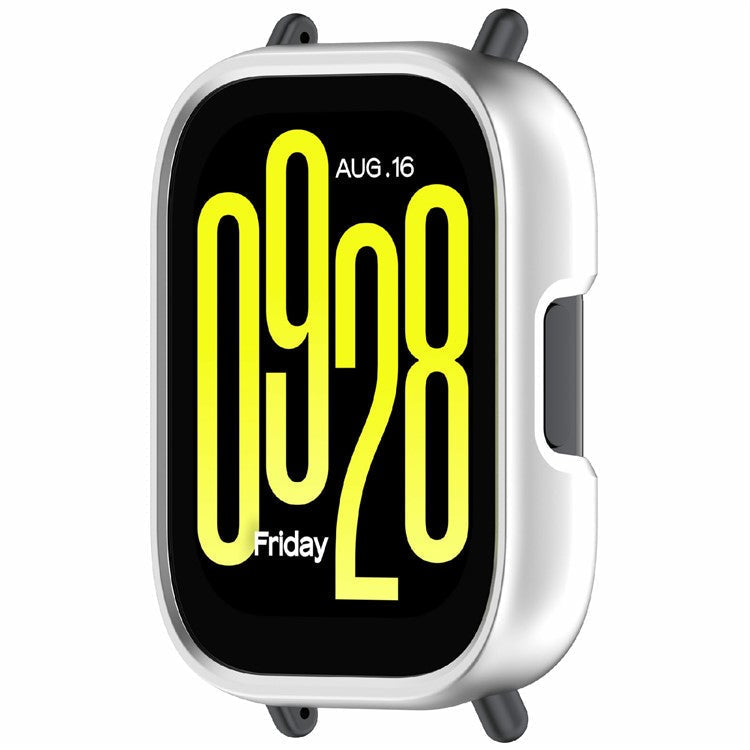 For Xiaomi Redmi Watch 5 Lite Protective Cover Hollow-Out PC Watch Frame Case - Silver