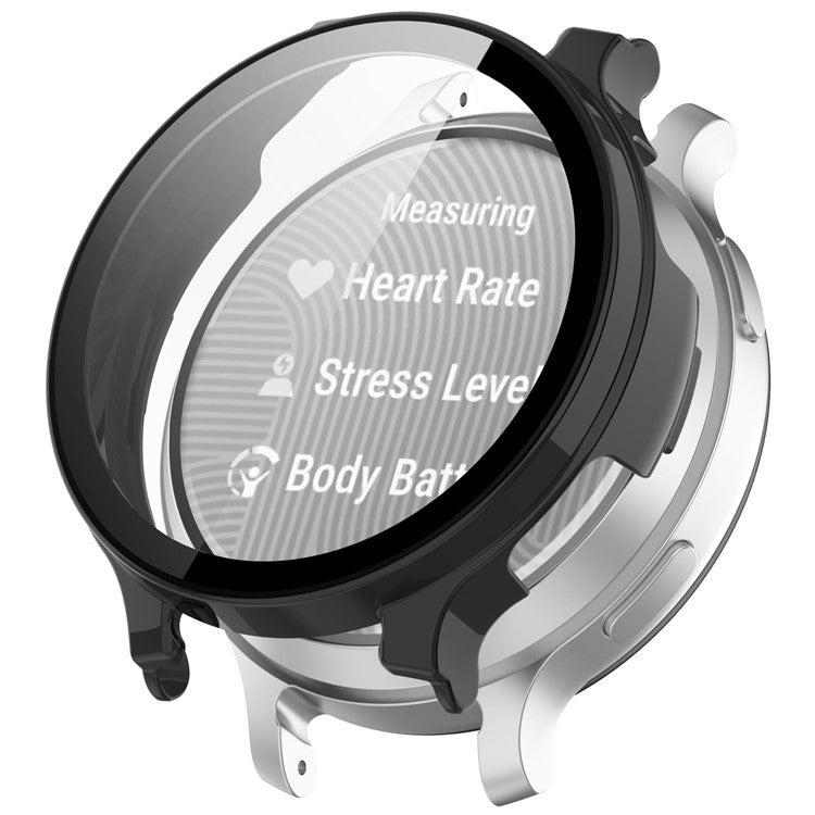 For Garmin Lily 2 Active / Lily 2 Protective Case PC Watch Cover with Screen Film - Black