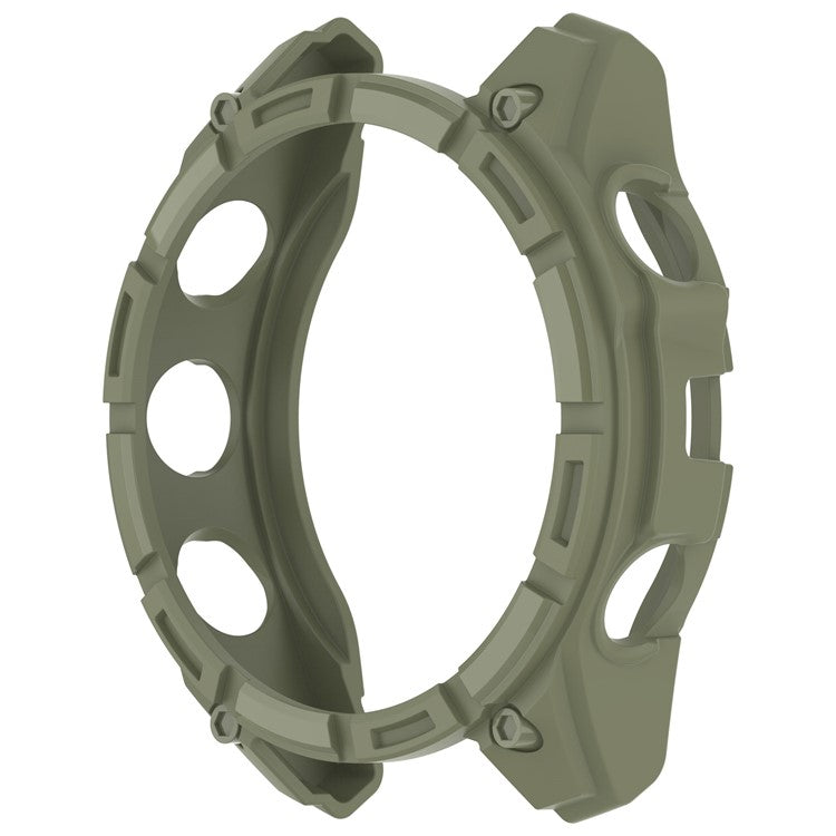For Garmin Fenix 8 Solar 51mm Watch Case Quick Release Soft TPU Watch Cover - Green