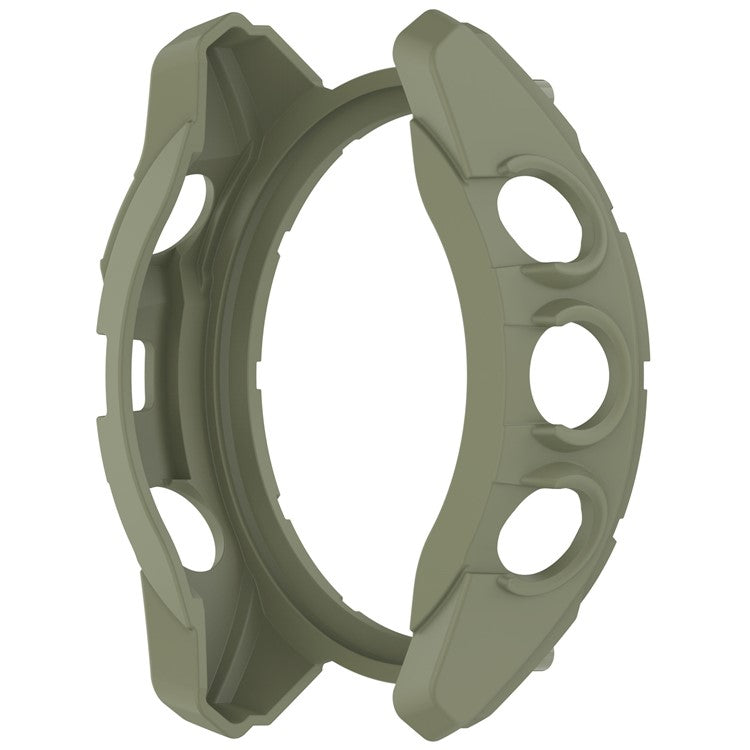 For Garmin Fenix 8 Solar 51mm Watch Case Quick Release Soft TPU Watch Cover - Green