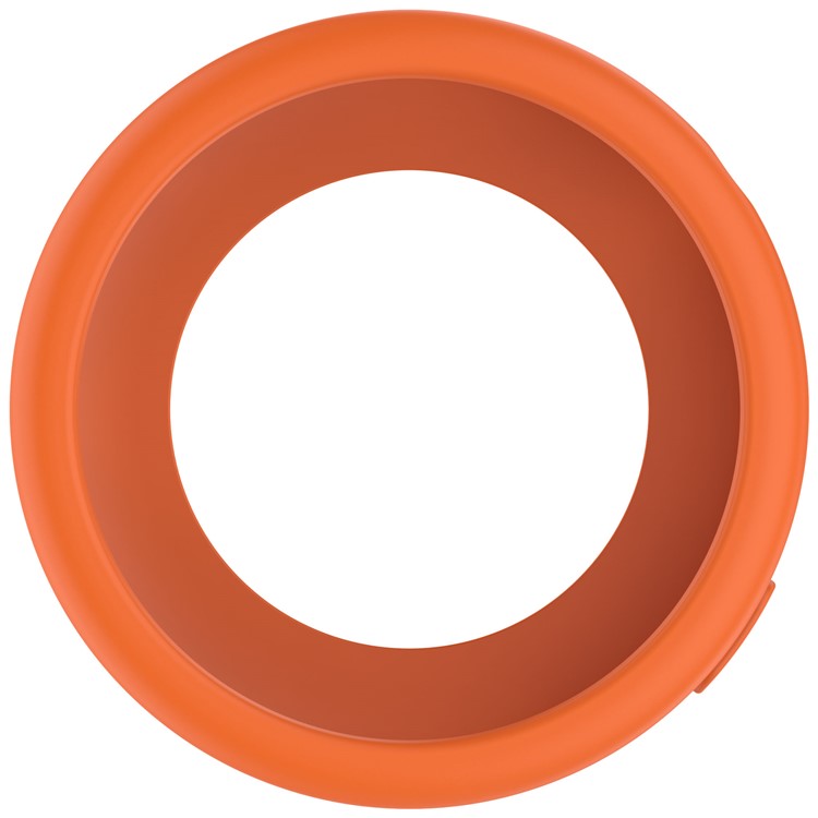 For Huawei Watch GT 5 Pro 42mm Watch Case Soft Silicone Hollow Watch Frame Cover - Orange