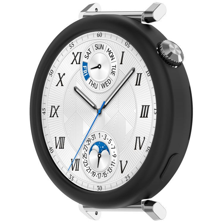 For Huawei Watch GT 5 41mm / Watch GT 4 41mm Case Soft Silicone Protective Frame Cover - Black